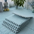 thumbnail image 2 of Cagogo under $5 Foam Puzzle Floor Mat, Plush Puzzle Floor Mat, Interlocking Foam Tiles Play Mat, 1cm Thick Suede Bedroom Carpet,ChildrenBabyCRawsling Safety Mat, Living Room Gym Home Decor Mat, 2 of 2