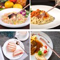 thumbnail image 3 of Xiao Hua stainless steel cutlery set of 24 pieces (6 people), complete set of forks, knives, spoons, teaspoons, kitchen utensils set, suitable for dinners and holiday gatherings, silver, 3 of 5