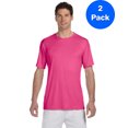 thumbnail image 1 of Hanes T-Shirt Homme Cool DRI avec FreshIQ - 4820 (Lot de 2), 1 of 1