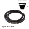 thumbnail image 2 of Unique Bargains 1030mm Inner Girth 10mm Width Cogged V Belts Rubber Drive Belt for Power Transmission, 2 of 6