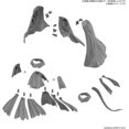 thumbnail image 2 of Bandai BAN2648699 30 mm 1-144 Scale Multi Cloth Option Parts Set 14 Model Kit, 2 of 11