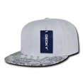 thumbnail image 2 of Decky 1093-WHTWHT Bandana Snapback Cap, Blanc et Blanc, 2 of 4