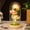 B, variante sur TopLLC Cadeau de la Saint-Valentin Lampe de Nuit Led 3 Roses Abat-Jour en Verre Ornements