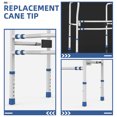 thumbnail image 4 of 4pcs Walking Pole Tip Replacement Cane Tip Winter Trekking Pole Foot Cover Crutch Accessory, 4 of 9