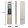 thumbnail image 3 of Water Pool Fish Pond Test Digital LCD Temp Tester Meter Pen White, 3 of 10
