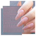thumbnail image 3 of 3D Letter Nail Stickers Nail Stickers Self Letter Stickers, 3 of 6