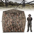 thumbnail image 2 of Gymax Camouflage Hunting Blind for 3-4 People w/270° Viewing Range Carrying Bag, 2 of 7