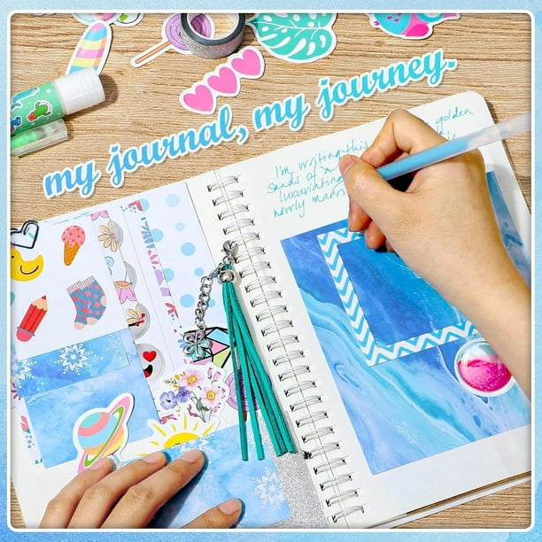 2 packs de kit de journal DIY Mega - Cadeaux pour filles de 8, 9, 10, 11, 12, 13, 14 ans - Cadeaux d'anniversaire pour filles, kit d'arts et de 2 packs de kit de journal DIY Mega - Cadeaux pour filles de 8, 9, 10, 11, 12, 13, 14 ans - Cadeaux d'anniversaire pour filles, kit d'arts et de