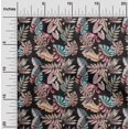 thumbnail image 2 of oneOone Rayon Black Fabric Tropical Leaf Sewing Craft Projects Fabric Prints By Yard 56 Inch Wide, 2 of 5