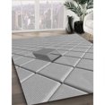 thumbnail image 3 of Ahgly Company Machine Washable Indoor Square Transitional Gray Area Rugs, 3' Square, 3 of 7