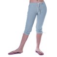 thumbnail image 4 of Moomaya Ensemble de Nuit Uni pour Femmes avec Capri en Coton, 2 Pcs de Chemises de Nuit, 4 of 5