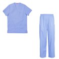 thumbnail image 1 of Men's Scrubs Set Scrub Top and Pants Scrubs Set, 1 of 3
