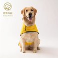 thumbnail image 1 of CNKOO Double-Layer Yellow Raincoat for Dogs  Stylish & Waterproof Two-Way Wear, 1 of 7