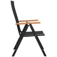 thumbnail image 4 of vidaXL 5 Piece Garden Dining Set Black and Brown, 4 of 8