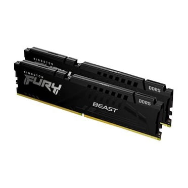 KINGSTON 16 Go 5200 MHz DDR5 CL40 Gradateur (Ensemble de 2) FURY BEAST Noir