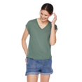 thumbnail image 1 of George Women's V-Neckline Dolman Tee, 1 of 6