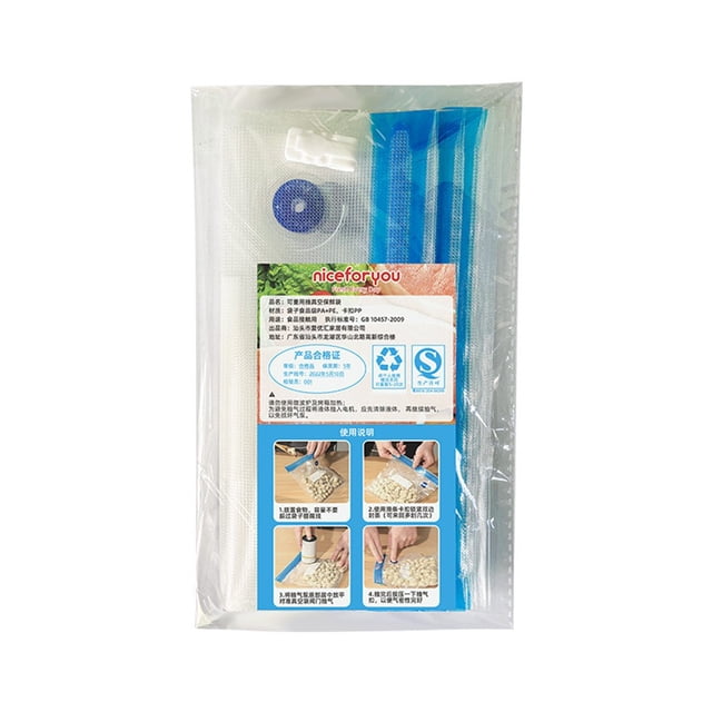 Bgsha Sacs de Mise sous Vide Réutilisables Scelleuse Sac de Conservation des Aliments Ensemble de Pompe à Vide Électrique