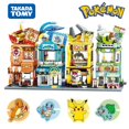 thumbnail image 3 of 2021 NEW Classic Anime Pokemon Center House Pikachu Mewtwo Charizard Venusaur Building Blocks Bricks Sets Model DIY Toy For Gift, 3 of 7