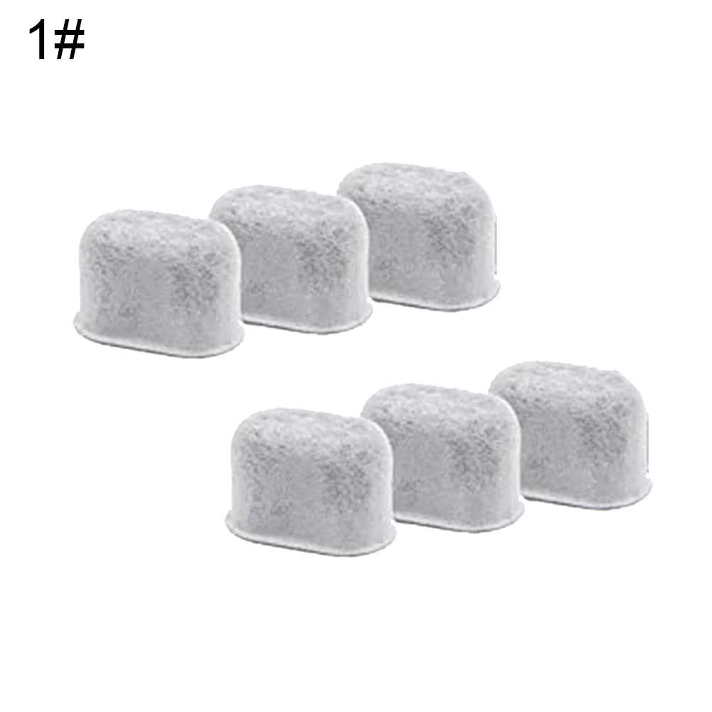 Flmtop 6/12/24Pcs Replacement Activated Charcoal Coffee Maker Machine Water Filter