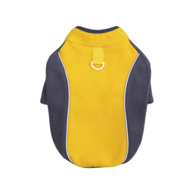 Reflective Striped Pet Sweater Warm Toned Pullover With D Ring For Small Dogs And Cats Winter Cozy Wear