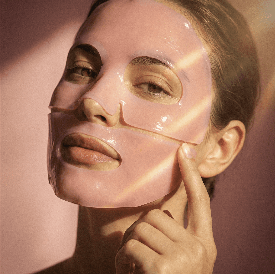 Masque hydrogel au collagène profond à changement de couleur