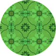 thumbnail image 1 of Ahgly Tapis d'Intérieur Lavable en Machine Carré Vert Lime, 3 Pieds Carré, 1 of 7