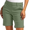 thumbnail image 2 of jovati Shorts Grande Taille pour Femmes Shorts en Sergé Extensible pour Femmes Grande Taille Taille Fine à Enfiler Coupe Régulière Shorts de Randonnée Été Décontractés avec Poches Shorts Grande Taille pour Femmes Shorts pour Femmes Grande Taille, 2 of 12