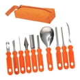 thumbnail image 4 of Abbracc Halloween Pumpkin Carving Tools Kitchen Carving Tool Set for Art Crafts Kids 10pcs, 4 of 8