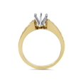 thumbnail image 3 of 1/2ct Diamond Semi Mount Engagement Ring Setting Gold, 3 of 4