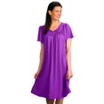 thumbnail image 1 of Velrose Lingerie Shadowline Short Flutter Sleeve Nightgown 36280/36280X, 1 of 4