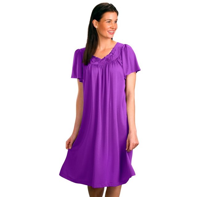 Velrose Lingerie Shadowline Short Flutter Sleeve Nightgown 36280/36280X
