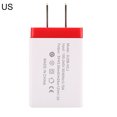 thumbnail image 1 of HEVIRGO Portable Travel 3 USB Ports Wall Charging Mobile Phone Charger Power Adapter, 1 of 10