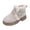 White, variant on FhsagQ Boots Girls Cowboy Boots Size 2 Big Kid Kids Boots Bright Color Side Zipper Cute Ankle Boots Girls Cowboy Boots Size 5 Girls Cowboy Boots Size 1.5 Brown 35