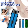 thumbnail image 2 of Mini Electric Shaver Portable USB Rechargeable Men’s Grooming Kit with LED Display & Double Foil Head, 2 of 8