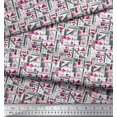 thumbnail image 2 of Soimoi Cotton Cambric Fabric Abstract Geometric Print Fabric by the Yard 42 Inch Wide, 2 of 3