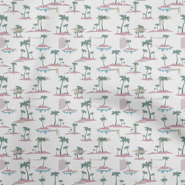 oneOone Polyester Spandex Pink Fabric Travel Craft Projects Decor Fabric Printed By The Yard 56 Inch Wide