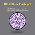 thumbnail image 2 of 100 LED Ultraviolet 395NM Black Light UV Flashlight, Pet Urine Detector Fake Banknote UV Lamp, Spot Detector for Dogs, Cats, 2 of 5