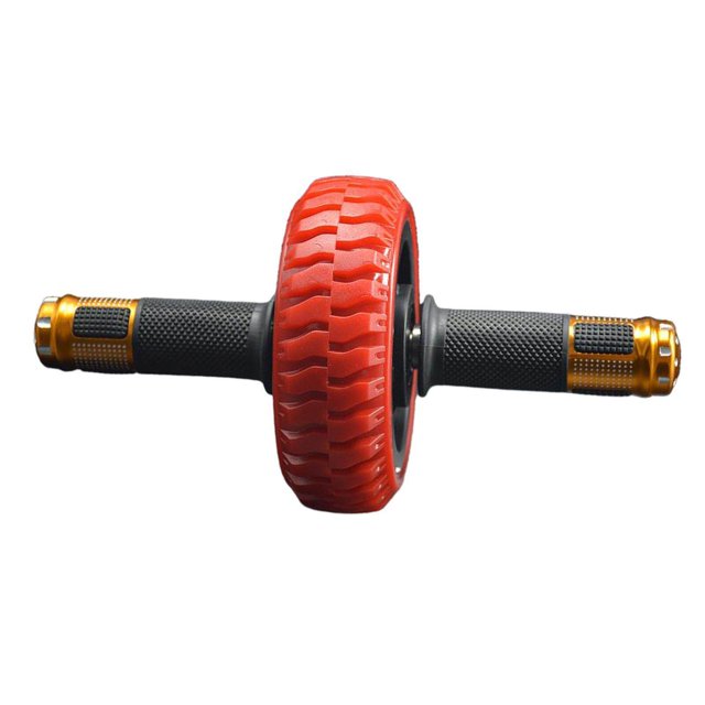 pitrice Portable Ab Wheel Workout Abdomen Exerciser Roller Home Gym Trainer Red