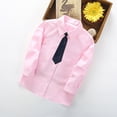 thumbnail image 2 of Nmmacb Chemise Habillée à Manches Longues pour Garçons, Col Boutonné, avec Cravate, 2-14 Ans, 2 of 7