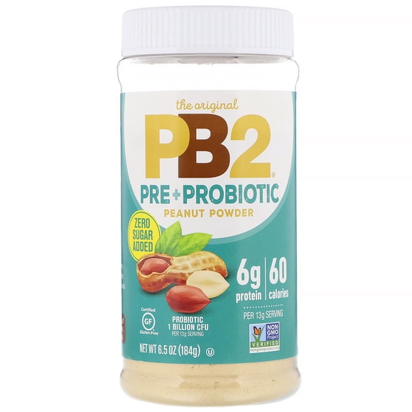 PB2 Foods, The Original PB2, Pre + Probiotic Peanut Powder, 6.5 oz (184 g)