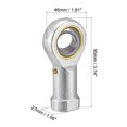 thumbnail image 2 of Unique Bargains 3/4-inch Bore 3/4-16 Female Thread Right Hand Rod End Bearing, 2 of 6