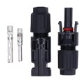 thumbnail image 2 of LiebeWH 5 Set Solar Connector PPO Male Female Cable Connect Adapter IP67 Waterproof PV Panel Cable Plug High Voltage 30A 1000V, 2 of 8