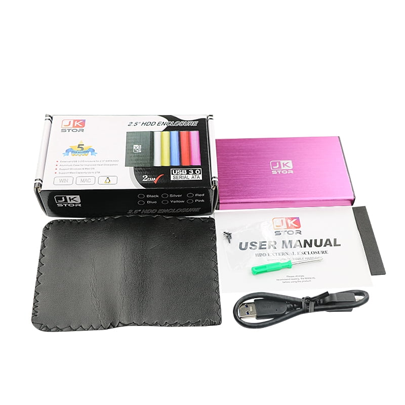 (JKStor) :External USB 3.0 Portable 2.5" SATA External Hard Drive (2 Years Warranty)