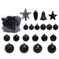 thumbnail image 1 of Pisexur 45PCS Christmas Ball Ornaments Set - Assorted Shatterproof Hanging Tree Ornament Set with Reusable Hand-held Gift Package for Xmas Tree Holiday Party and Home Decor, 1 of 9
