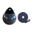 thumbnail image 2 of Almencla Boat Buoy Ball Multipurpose Round Anchor Buoy for Docking Marking Small Boat Blue Rope, 2 of 8