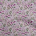 thumbnail image 1 of oneOone Rayon Purple Fabric Floral Sewing Craft Projects Fabric Prints By Yard 56 Inch Wide, 1 of 4