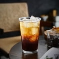 thumbnail image 2 of Sentmoon Glass Cups Clear Cups Transparent Glass Coffee Glass Home Milk Cup Breakfast Cup Milk Tea Cup High Value Water Cup, 2 of 7