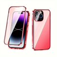 thumbnail image 1 of Magnetic Case For IPhone 15 14 13 12 11 Pro Max, Magnetic Adsorption Double-Sided, 1 of 5