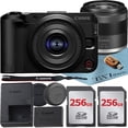 thumbnail image 1 of Canon EOS R50 V Appareil Photo Sans Miroir avec Objectif 14-30 mm + Lot de 2 Cartes Mémoire 256 Go + Ensemble d'Accessoires ZeeTech, 1 of 5