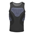 thumbnail image 2 of Almencla Mens Padded Vest Breathable Compression Shirt for Baseball Softball Football XL, 2 of 8